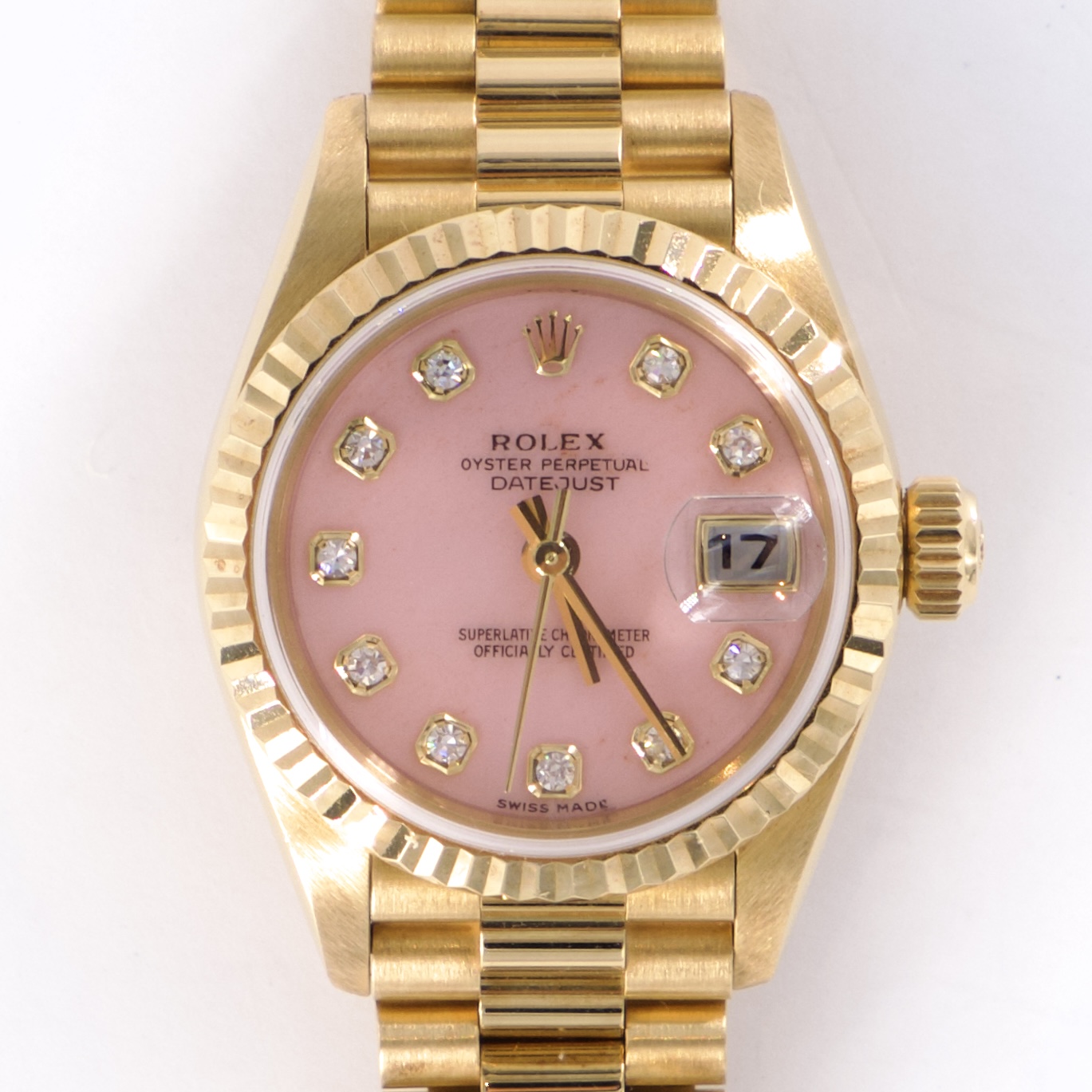 デイトジャスト（Datejust）　Ref.79178OPG　ピンクオパール10P文字盤　メーカー保証書、メーカーサービス保証書付　2001年　自動巻　KRS1006