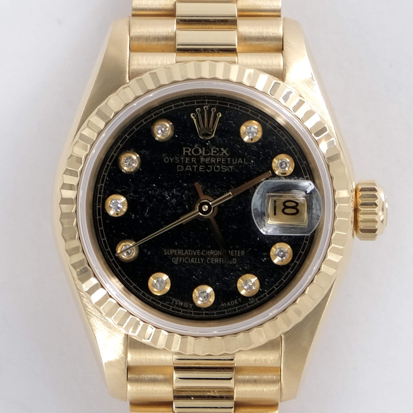 デイトジャスト（Datejust）　Ref.69178G　　フェライト10P文字盤　メーカー保証書、メーカーサービス保証書　1991年　自動巻　KRS1205