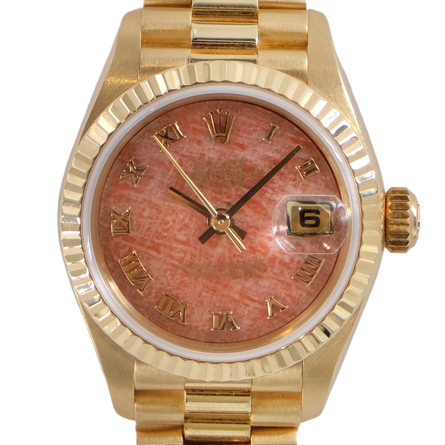 デイトジャスト（Datejust）　Ref.69178　　カーネリアンローマ文字盤　メーカー保証書、メーカーサービス保証書付　1991年　自動巻　KRS489