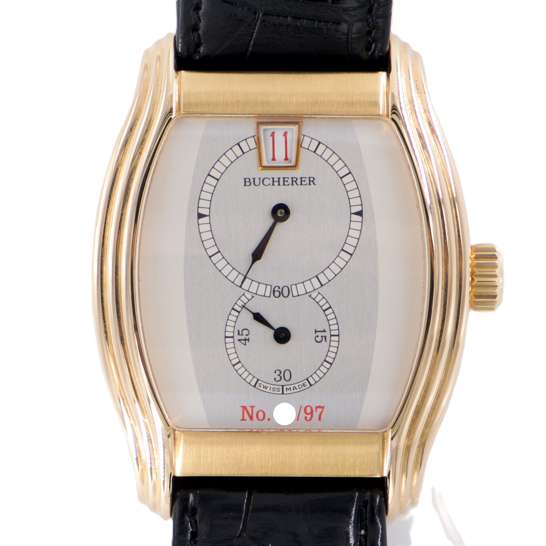 カール F. ブヘラ（Carl F. Bucherer）　97本限定　香港返還記念モデル　ジャンピングアワー　Ref.1727-002　手巻き　KRS996