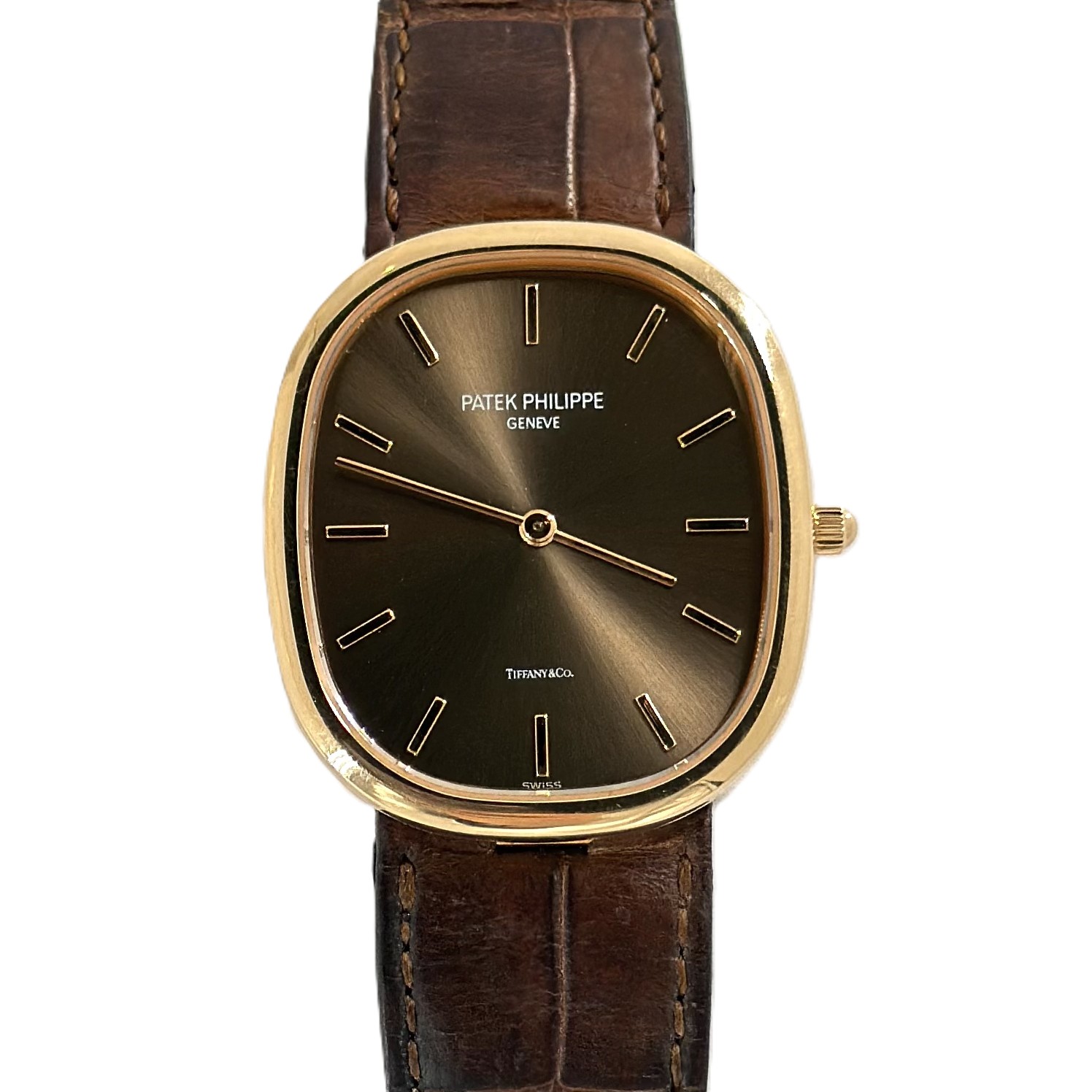 ゴールデンエリプス（Golden Ellipse）　ティファニー ダブルネーム（Tiffany Double-Signed）　Ref.3738/100　メーカーアーカイブ付　自動巻　KRS1475