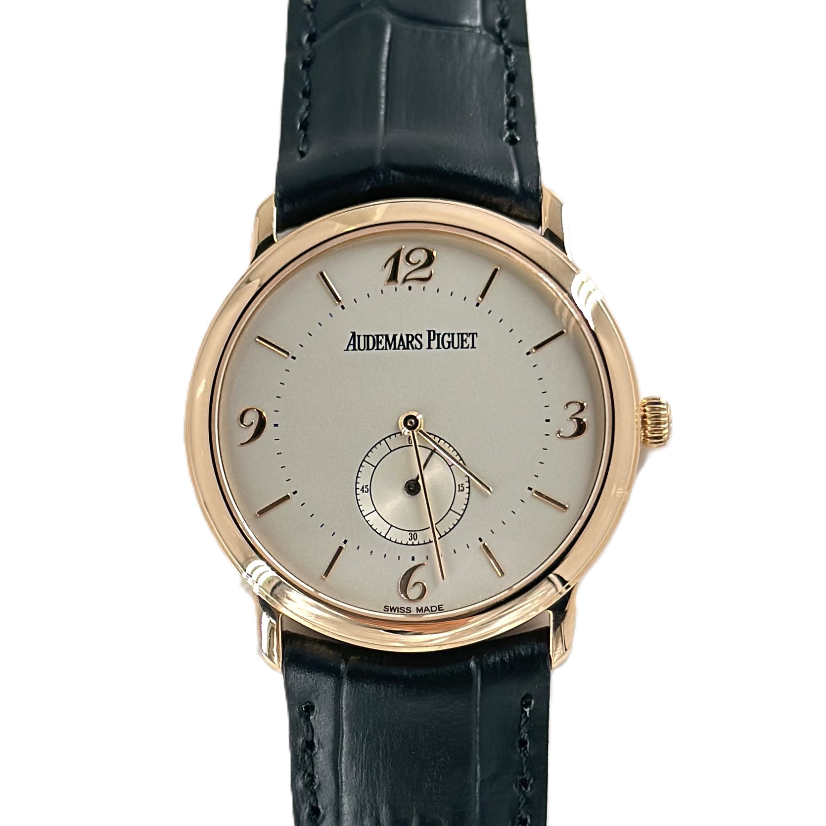 ジュールオーデマ（Jules Audemars）　シルバー文字盤　Ref.OR14952　メーカー保証書付　1997年　手巻き　KRS1589