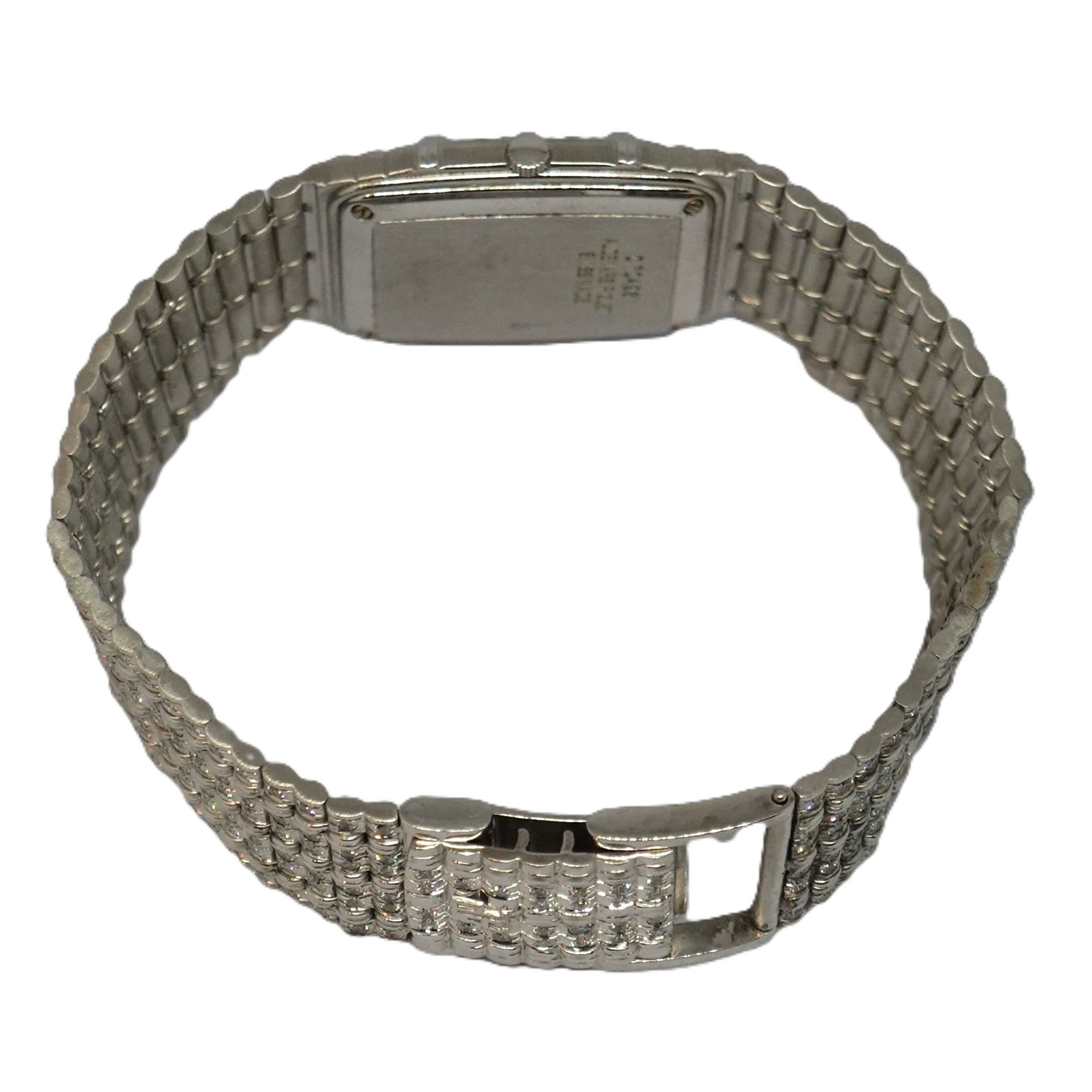 バンブー（Bamboo） LM　パヴェダイヤ+11Pエメラルド文字盤（Pave Diamond + 11P Emerald）　ベゼルダイヤ　Ref.56214BC.ZZ.0636BC.04　メーカー修理明細付　クォーツ　KRS1803