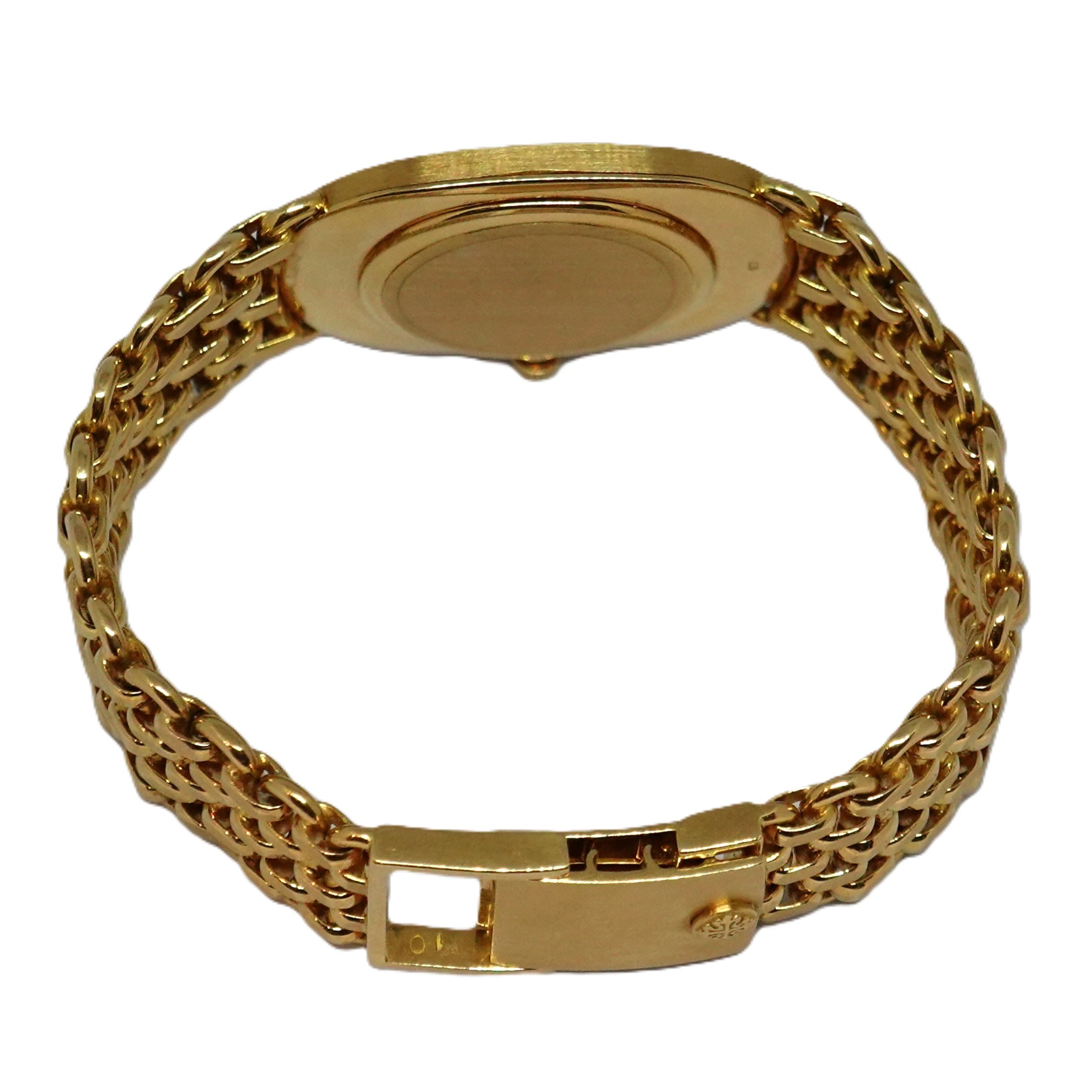 ゴールデンエリプス（Golden Ellipse）　Gubelinダブルネーム（Gubelin Double-Signed）　シャンパン文字盤　Ref.3577/1　アーカイブ付　1973年　手巻き　KRS1600