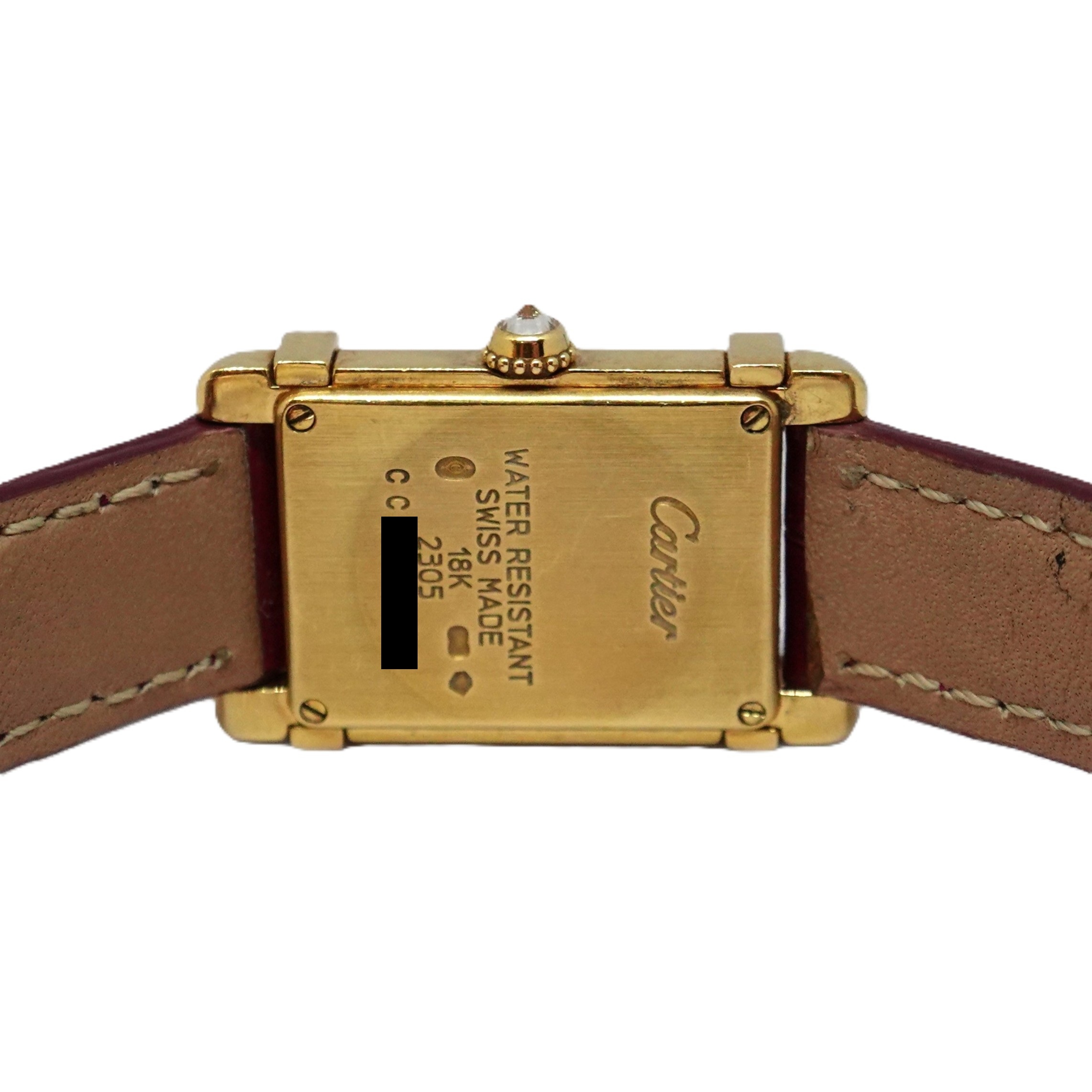 タンクシノワーズ（Tank Chinoise）　Ref.2305　メーカー保証書付　クォーツ　KRS1806