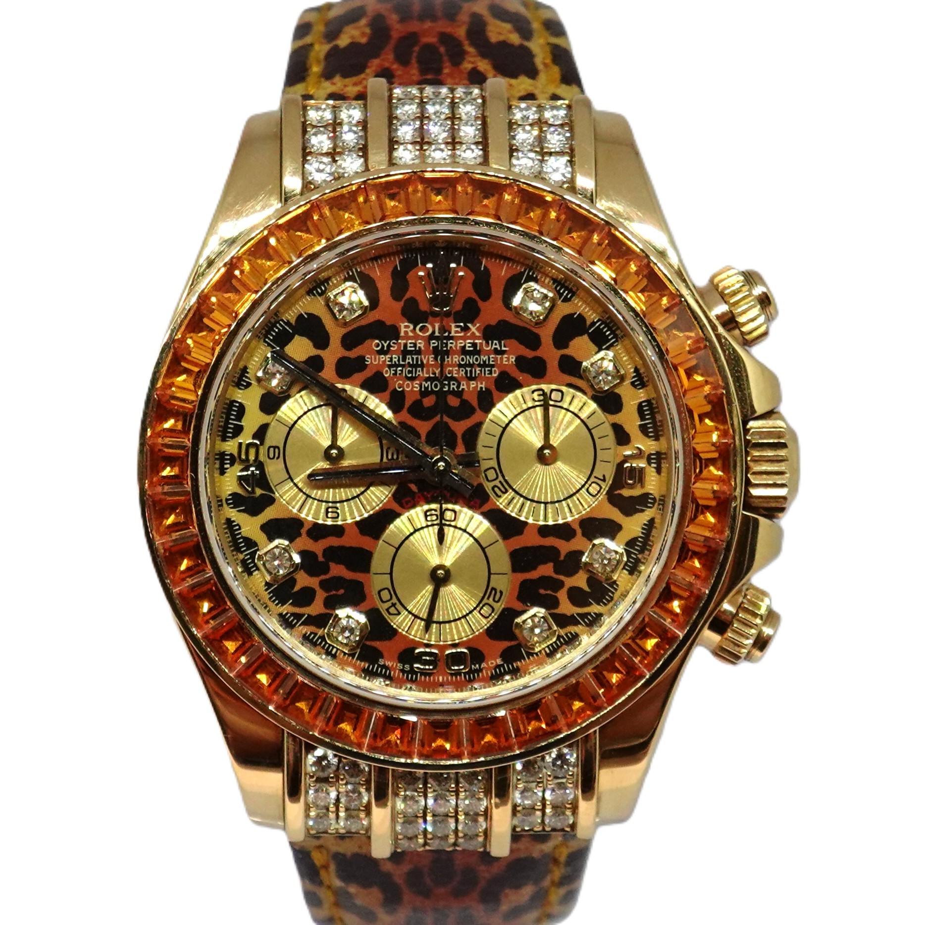 デイトナ（DAYTONA）　レパード（Leopard）　Ref.116598SACO　メーカー保証書、箱付　自動巻　KRS1731