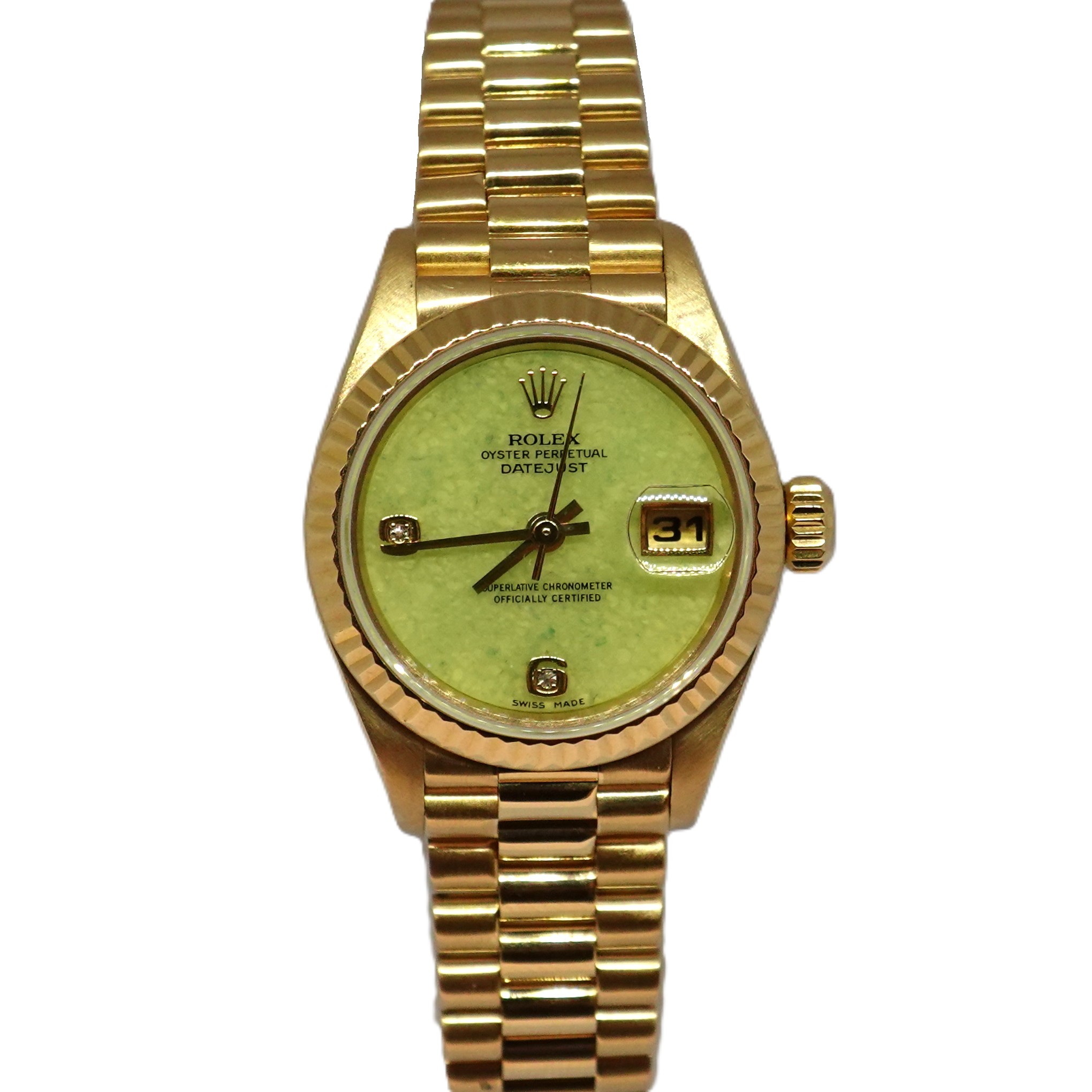 デイトジャスト（Datejust） グリーンジェイド69時ダイヤ文字盤（Green Jade）　Ref.79178 2BR　メーカー保証書付　自動巻　KRS1845
