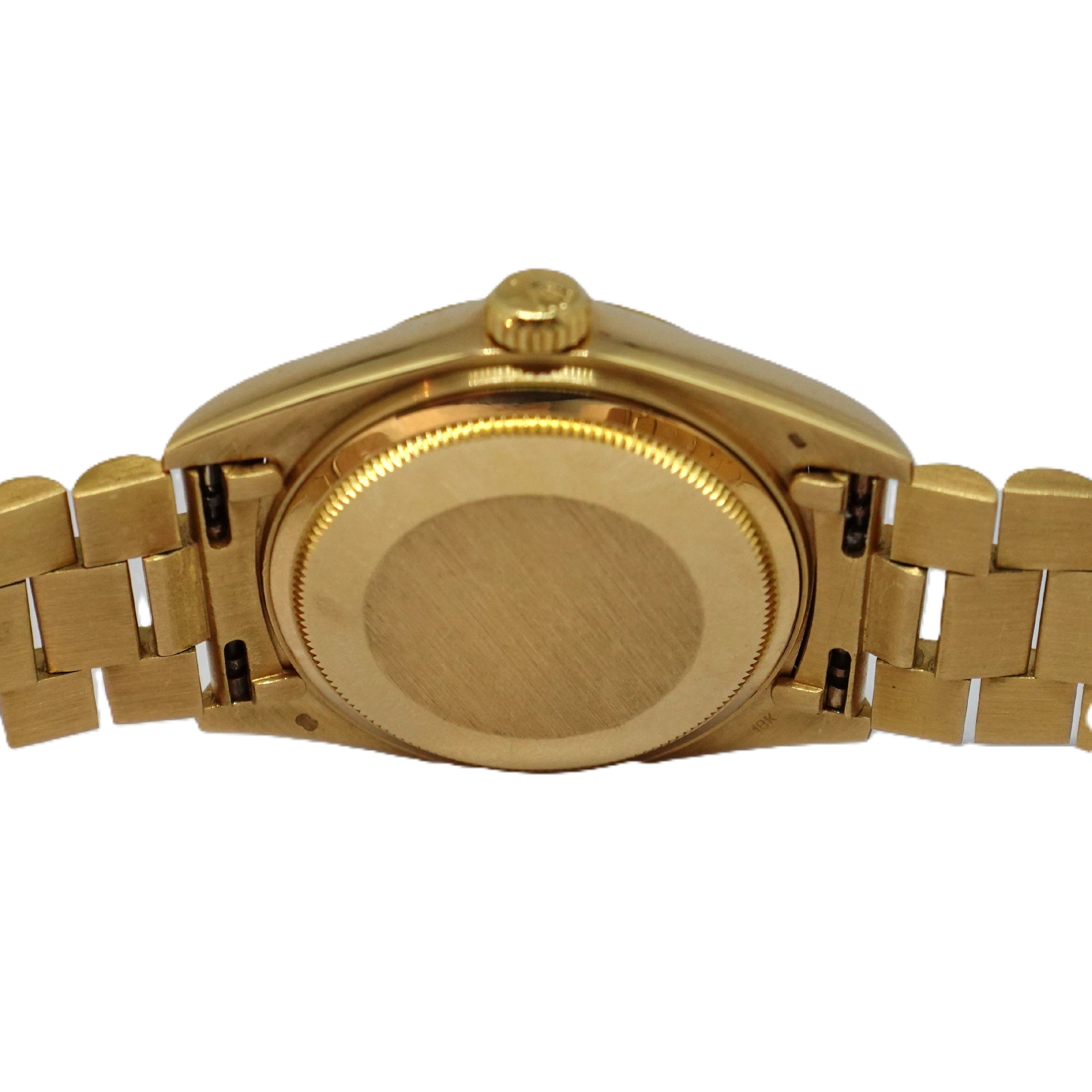 デイデイト（DAYDATE）　黒10P（Black)　バーク仕上げ（Bark Finish）　Ref.18078A　メーカー保証書付　自動巻　KRS1833