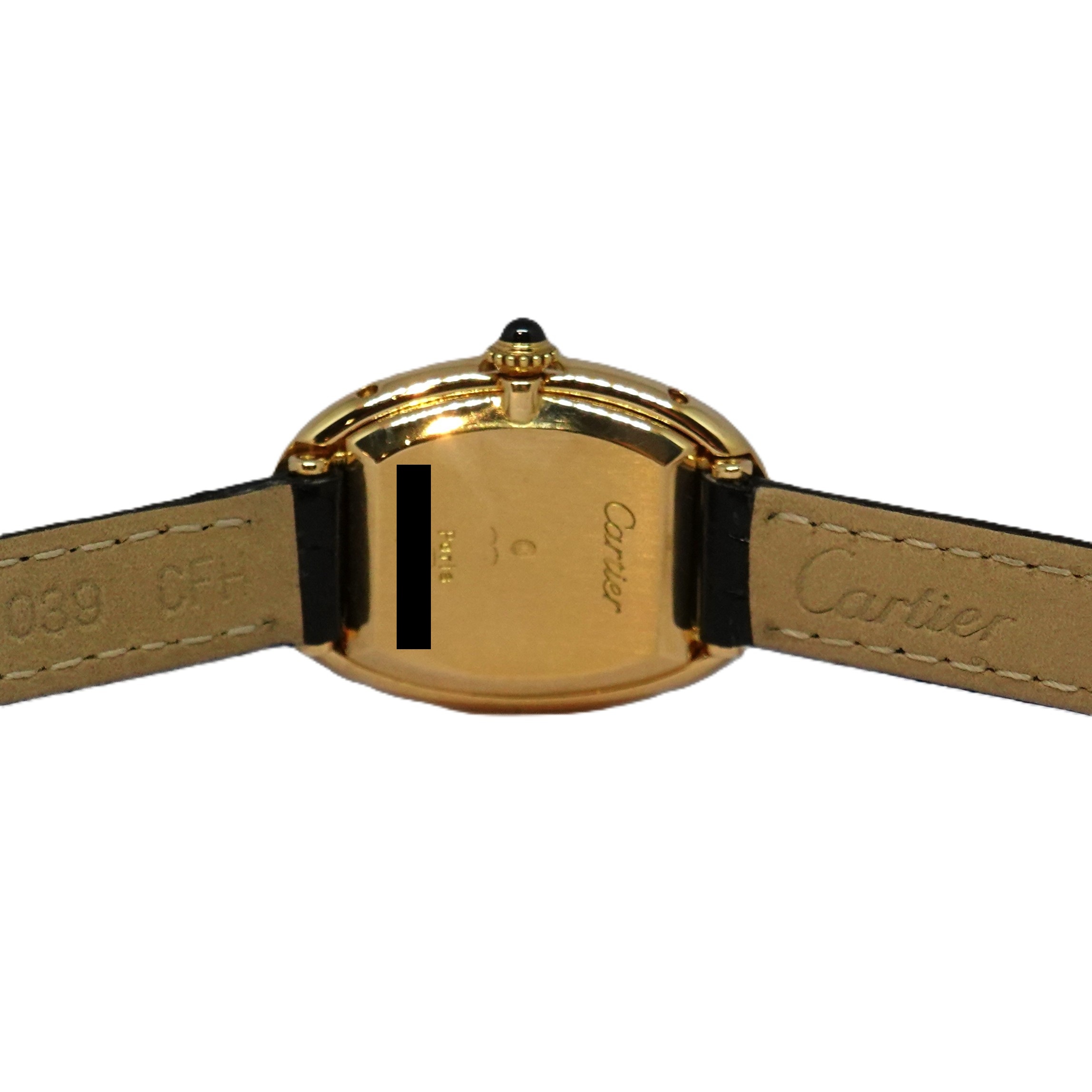 ベニュワール（Baignoire）　白文字盤　パリス表記（Paris Dial）ステップベゼル（Step bezel）　Ref.78094　手巻き　KRS1869