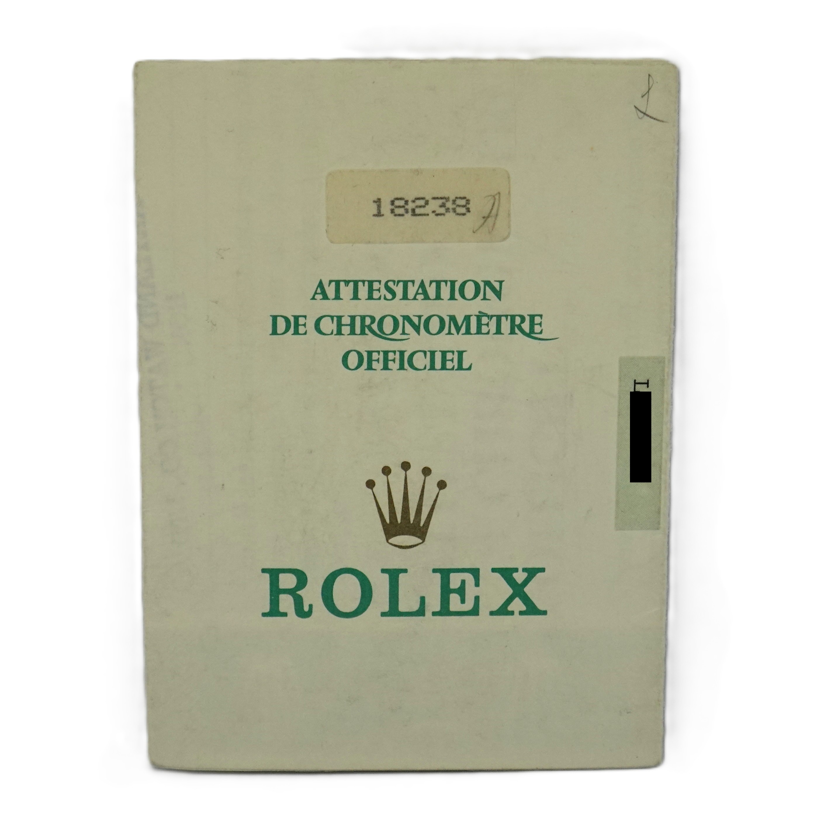 デイデイト（Day-Date）　ミリヤードダイヤ10Pエメラルド文字盤（Myriad Diamond 10P Emerald）　Ref.18238LE　メーカー保証書付　自動巻　KRS1855