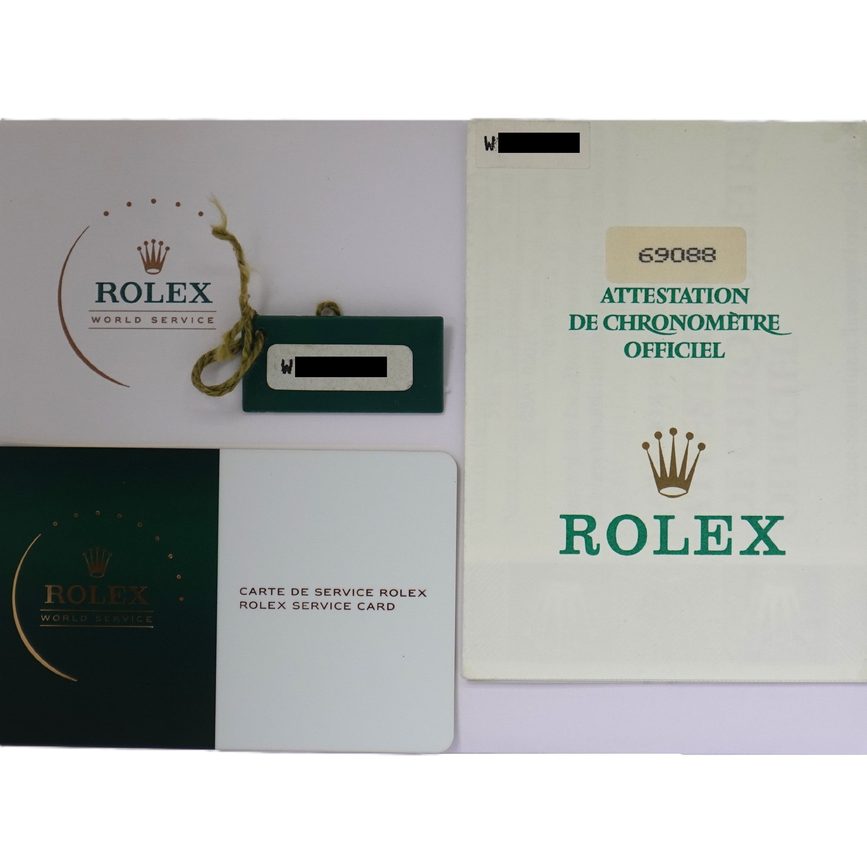 デイトジャスト（Datejust）　パヴェダイヤ10Pサファイヤ（Pave diamond + Sapphire）　Ref.69088　　メーカー保証書、国際サービス保証書付　　自動巻　　KRS1932